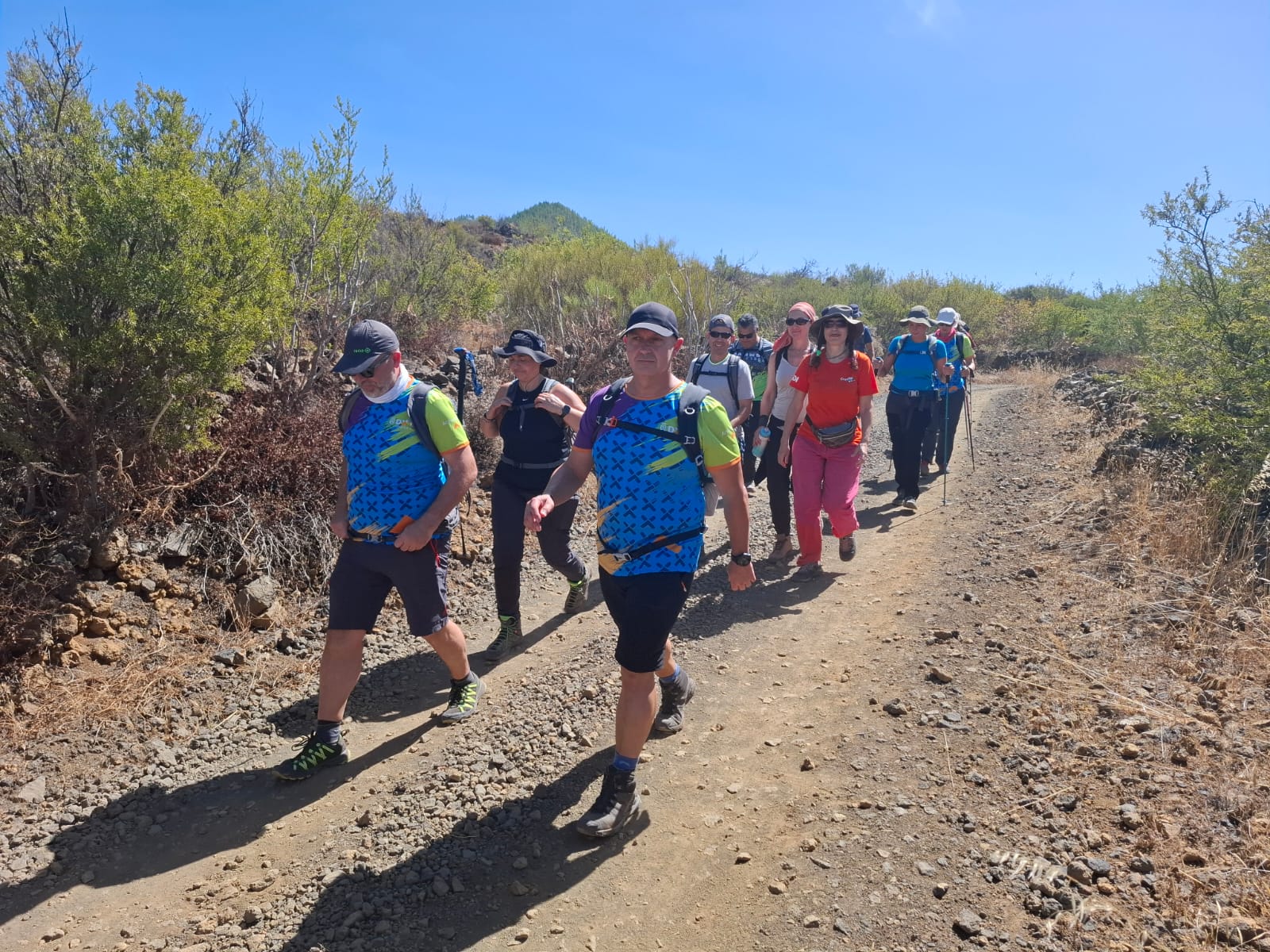 20251109 senderismo El senderismo máster despide la temporada desde el Parador Nacional del Teide