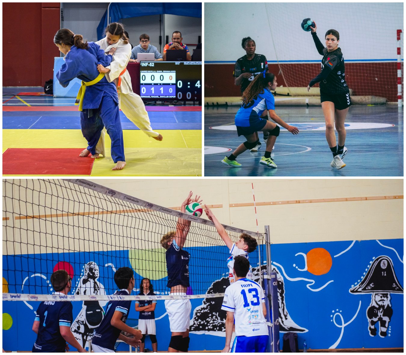 Medio millar de jóvenes deportistas participan este fin de semana en los XXXIX Juegos Cabildo 20251108 juegos cabildo