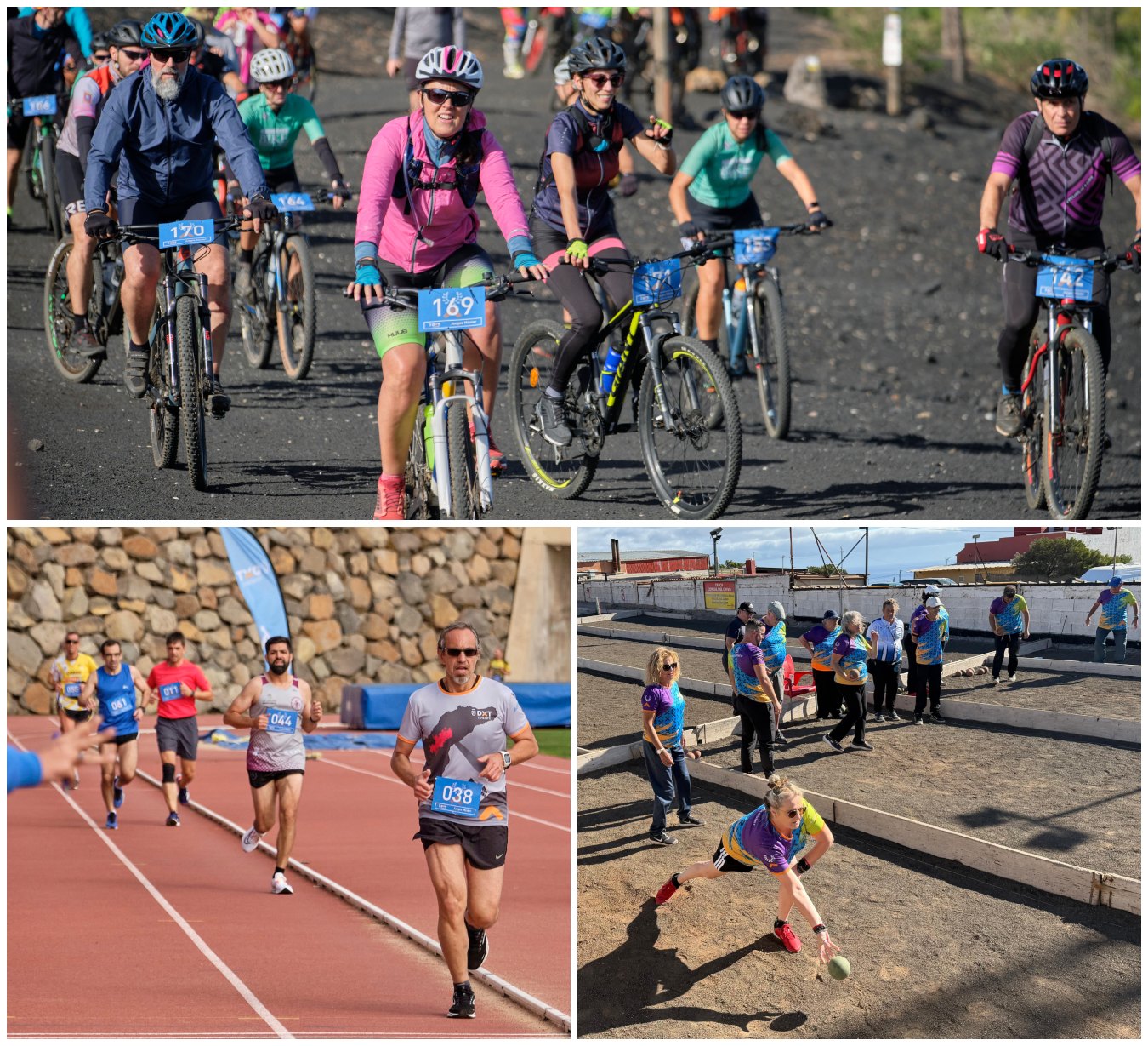 Atletismo, bola canaria y cicloturismo BTT ponen el broche final a los VIII Juegos Máster este fin de semana 20251117 juegos master