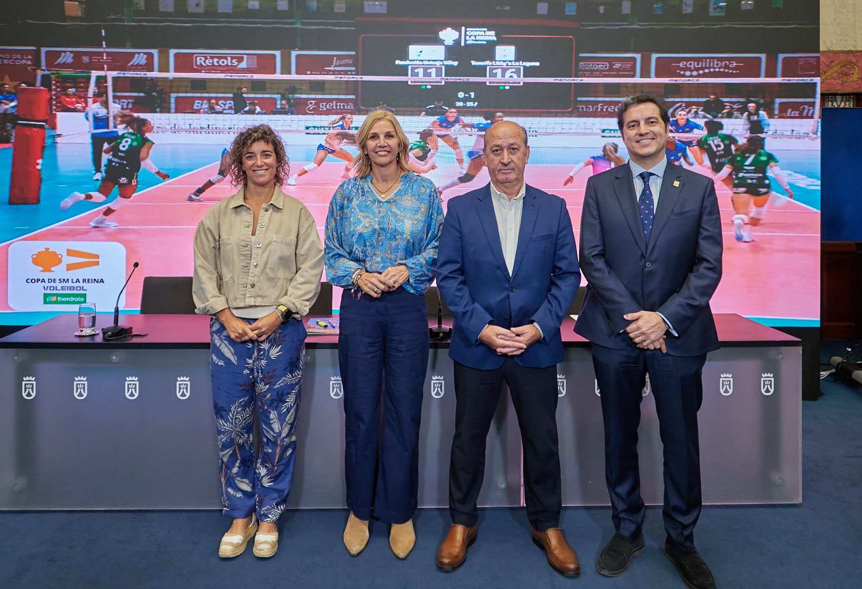 El Cabildo acoge la presentación de la Copa de la Reina de Voleibol que se celebrará del 22 al 25 de enero en Santa Cruz de Tenerife
