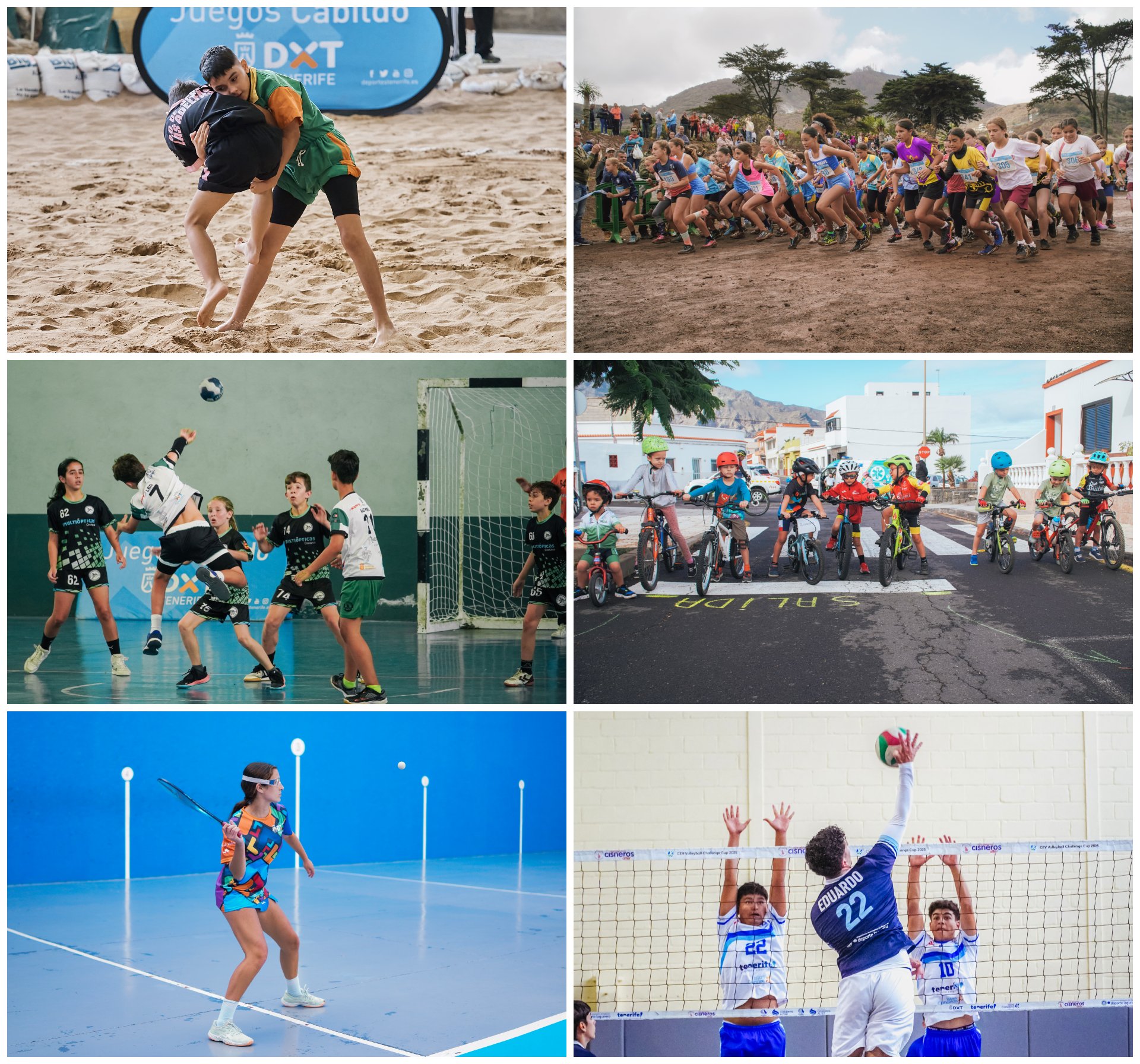 Seis disciplinas movilizarán a más de 1700 jóvenes deportistas en una nueva jornada de los Juegos Cabildo