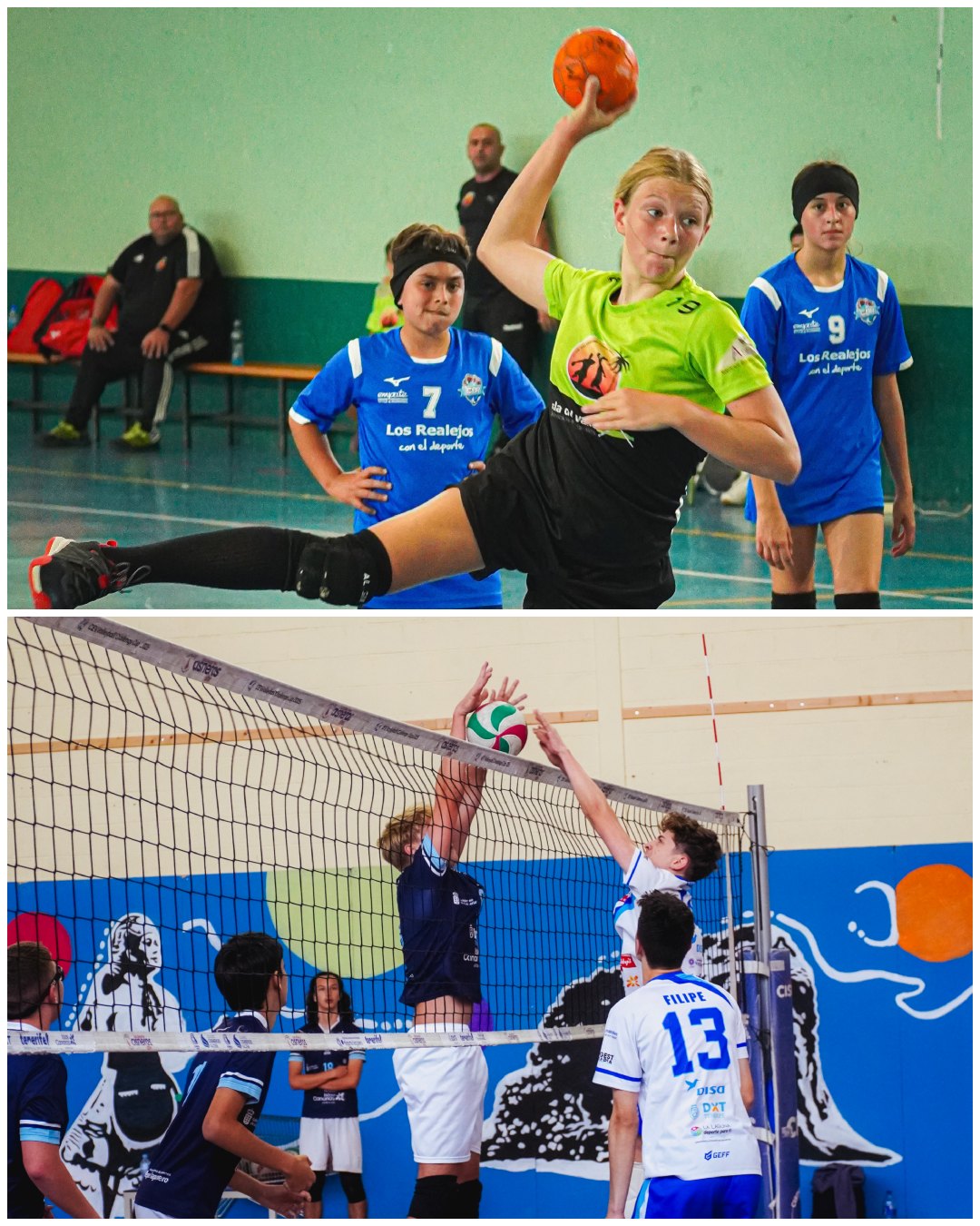 Voleibol y balonmano centran la oferta deportiva de los Juegos Cabildo este fin de semana