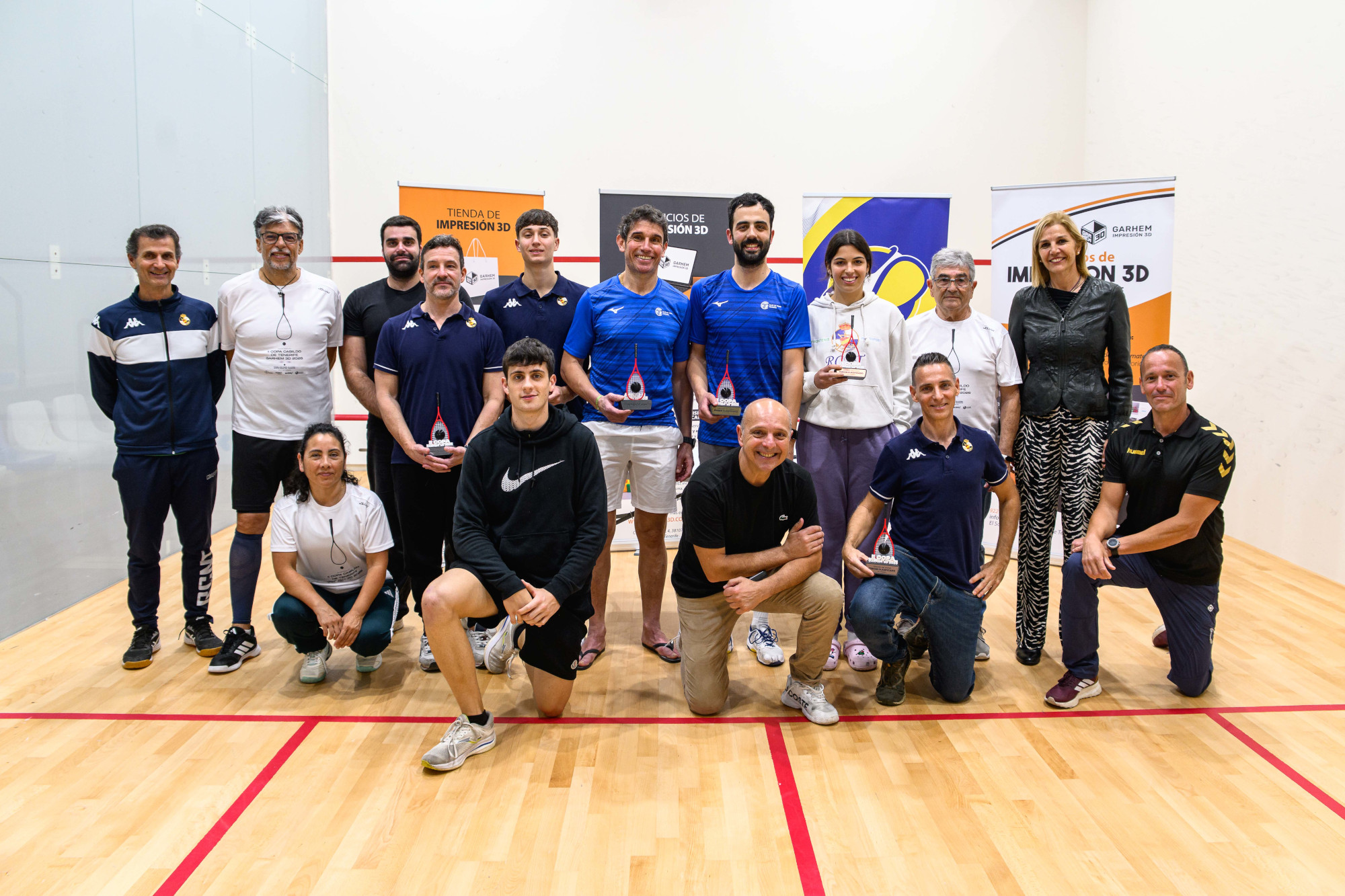 Aitor García, campeón de la II Copa Cabildo de Squash