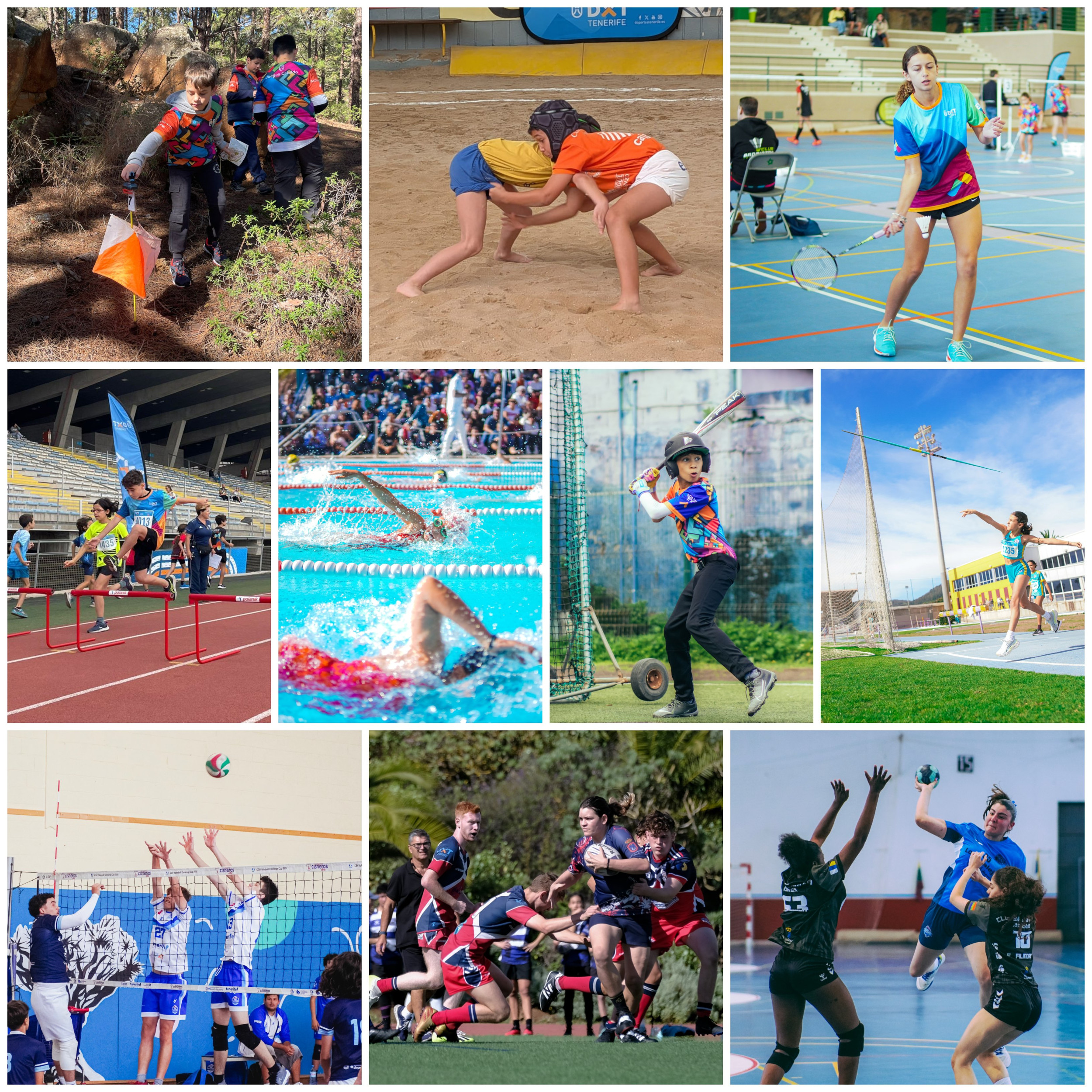 Diez modalidades movilizan a más de 2600 jóvenes deportistas este fin de semana en los XXXIX Juegos Cabildo