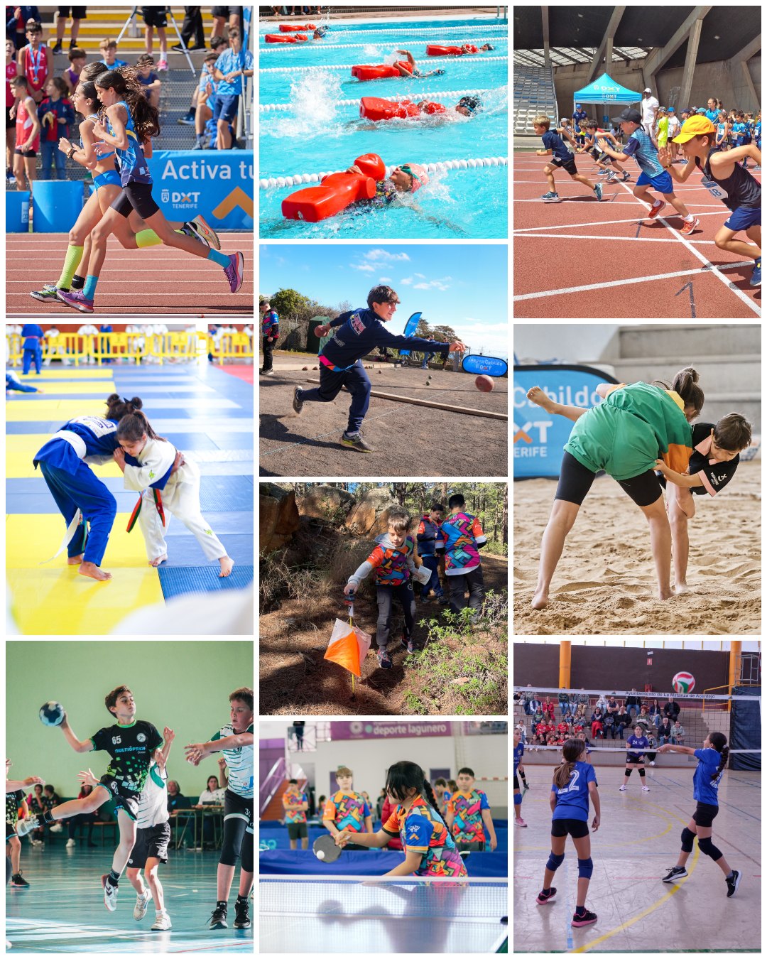 Más de 2500 jóvenes deportistas participan este fin de semana en los XXXIX Juegos Cabildo