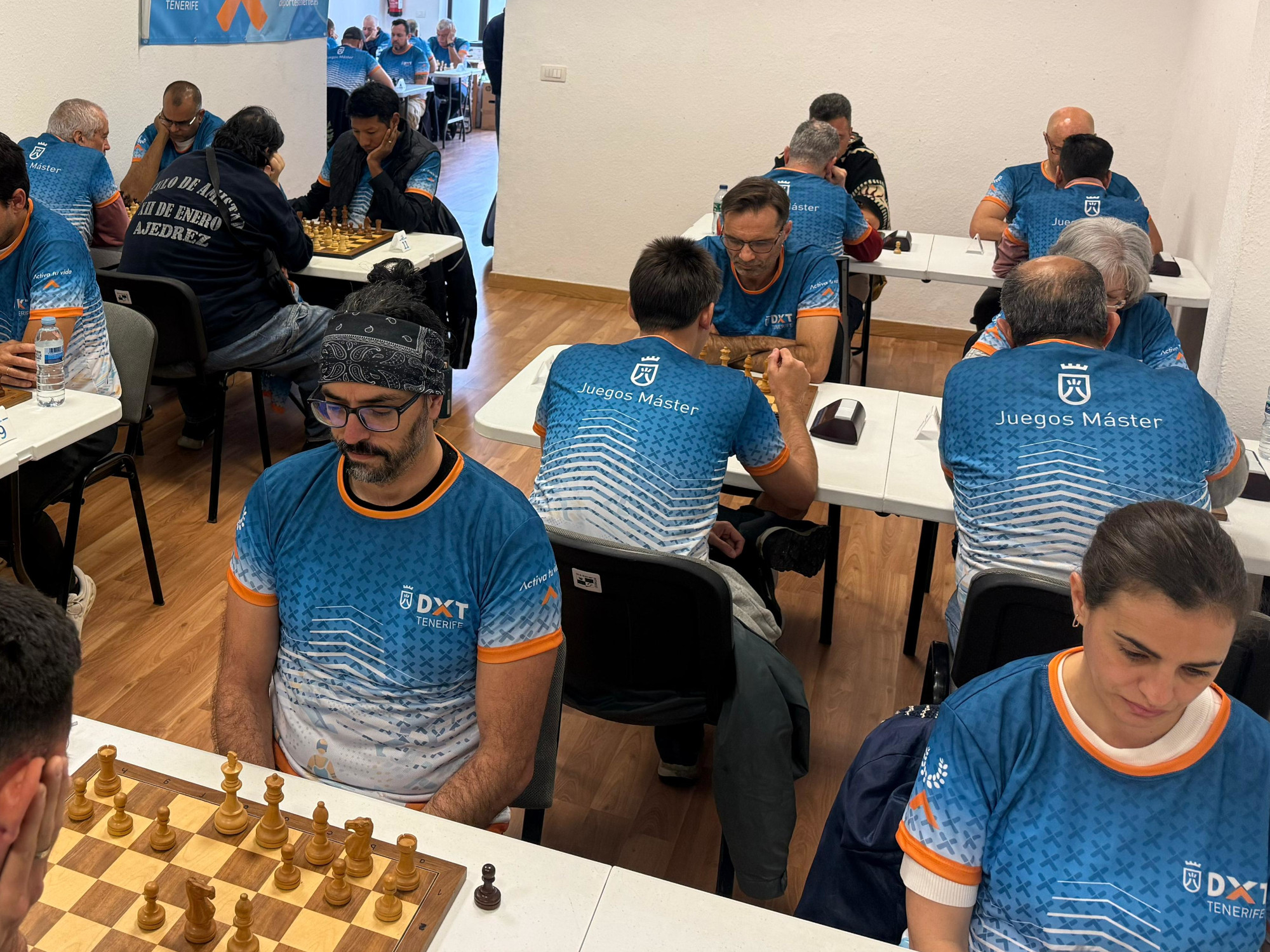 Los IX Juegos Máster visitan la Casa de Venezuela en su segunda jornada de ajedrez